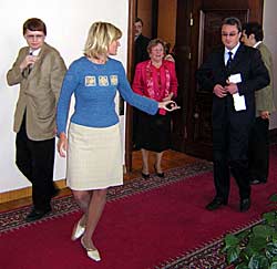 Идеолога реформ Алексея Лаврова (крайний слева) впечатлил глава Сыктывдинского района Артур Рудольф.