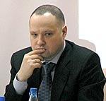 Желтому дому (на снимке – заместитель главы РК по идеологии Алексей Чернов) не удалось договориться о цене приобретения газеты «Красное знамя». Фото Татьяны Швецовой.