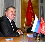 Сергей Катунин остался доволен итогами объединительного партийного съезда в Москве. Фото Кирилла Затрутина.