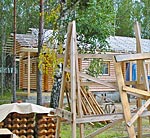 Реконструируемый Дом официальных делегаций в местечке Чернам. Фото предоставлено Сыктывкарской природоохранной межрайонной прокуратурой.