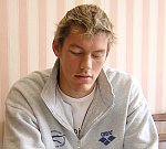 На чемпионате страны у Аркадия Вятчанина возникли проблемы со стартовой техникой. Фото Александра Коннина.