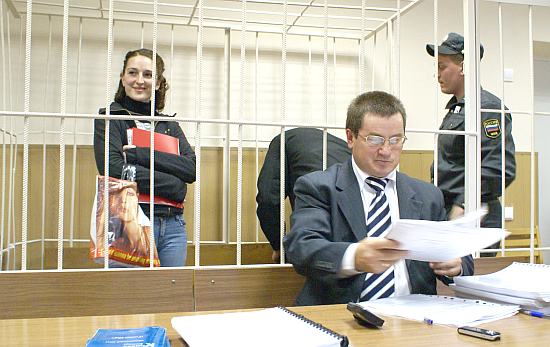 Татьяна Канева по-прежнему отказыватеся давать показания. Фото Андрея Аксеновского.