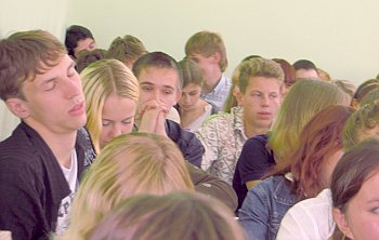 Студенты на откровения замглавы Коми реагировали по-разному. Фото Павла Сафронова.